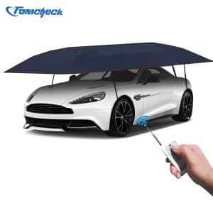 This Universal Automatic Car Canopy and Outdoor Umbrella effectively keeps your car cool and protected from harsh ultraviolet sun rays.