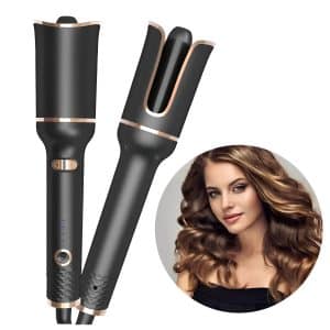 Automatic Hair Curler built to guarantee convenience and elegance styling. The ceramic coating makes it subtle for hair cuticles and it helps prevent frizz.