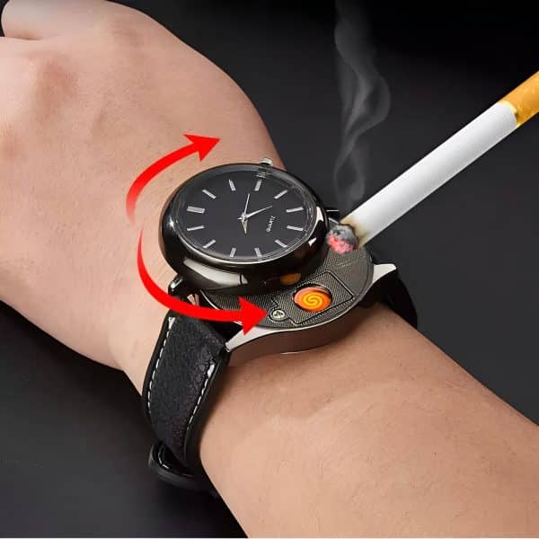 This Rechargeable Cigarette Lighter Watch is smart and innovative. This was carefully designed with convenience in mind.