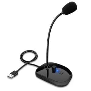 This computer microphone is excellent for your online meetings, video calls etc. It comes with a Mute Button, Volume Control, Condenser and Head Phone Jack.