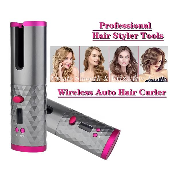 Rechargeable Hair Curler with Power Bank - Image 3