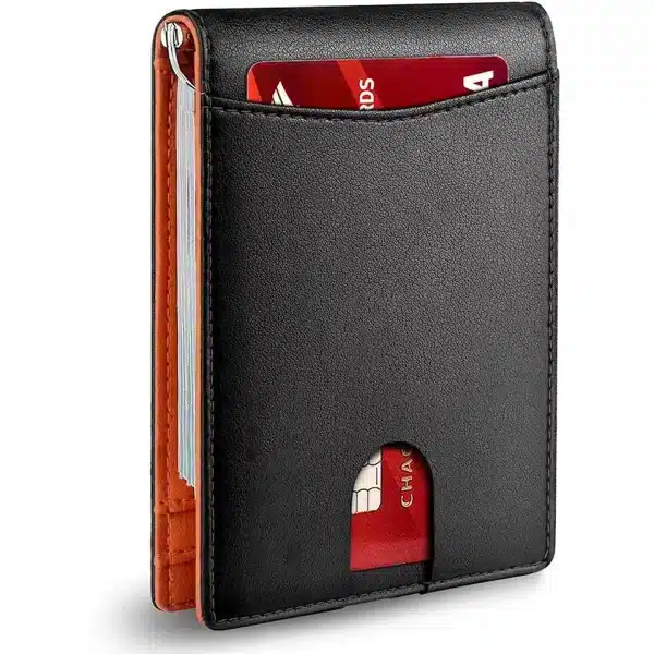This luxury mens wallet is refined wallet for the upward mobile gentlemen. It is well crafted.