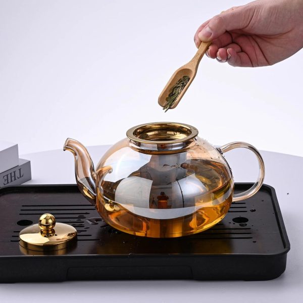 Glass Tea Pot with Infuser - Image 3