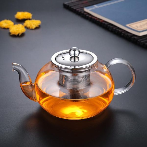 Glass Tea Pot with Infuser - Image 8