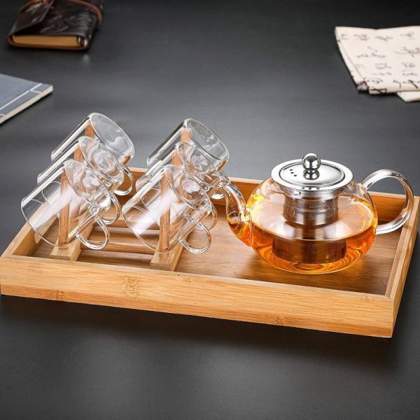 Glass Tea Pot with Infuser - Image 7